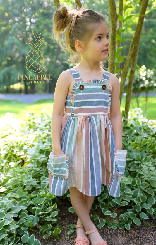 5T Boho Beach Babe dress - Ready to Ship