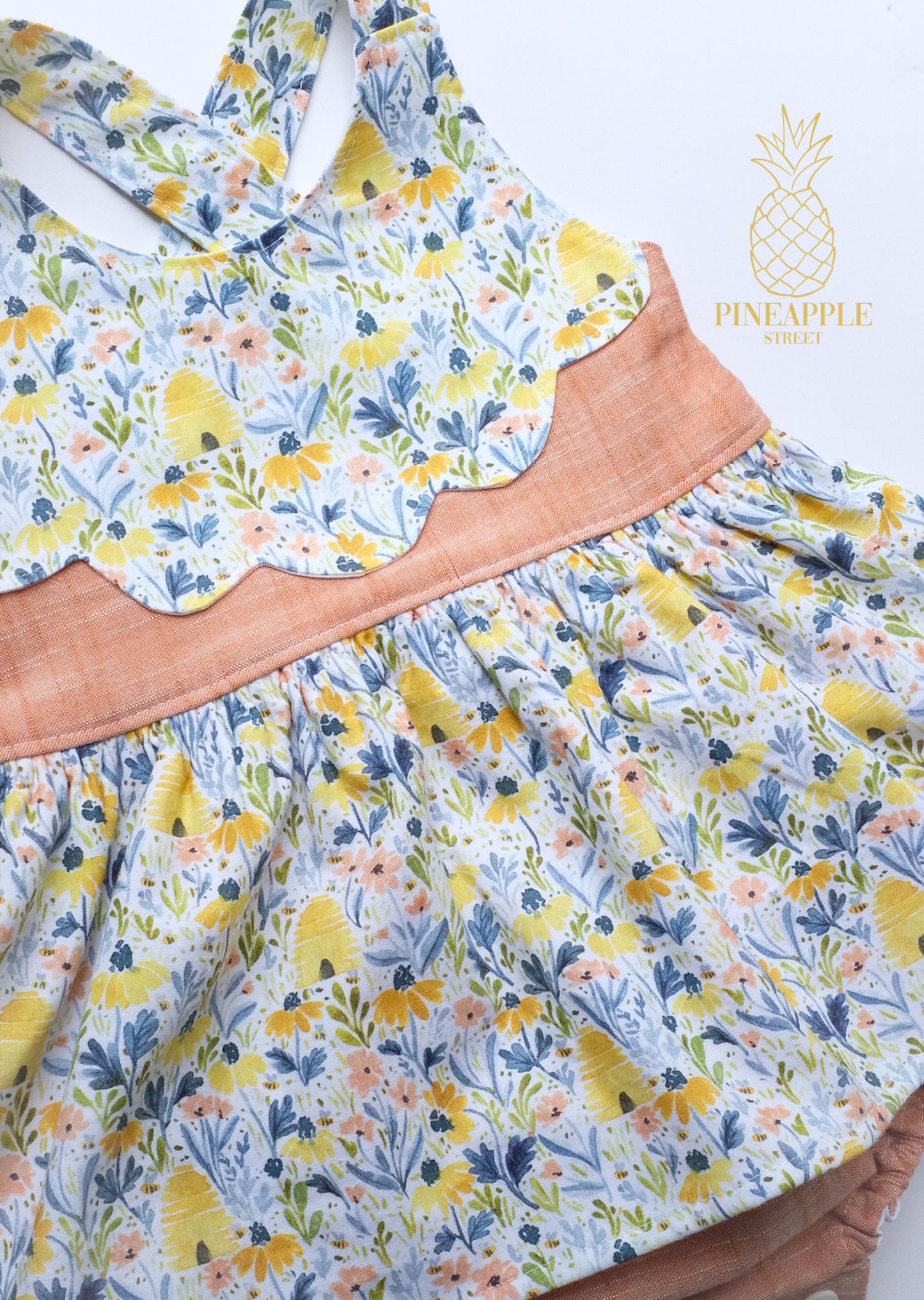 2T sweet as honey romper - Ready to ship