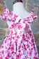 3/4T Dozen Roses High Low Dress - Ready to Ship