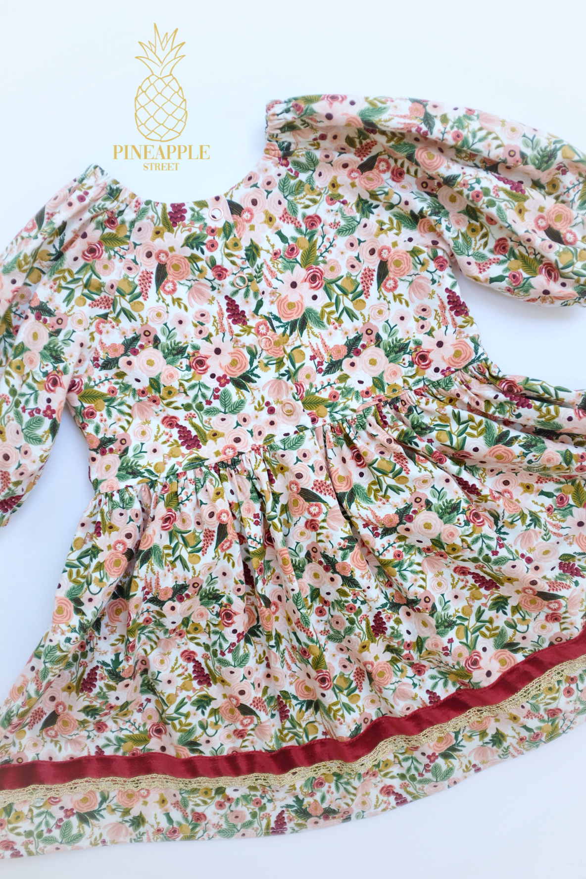 Size 4T A Velvet Christmas dress - Ready to Ship