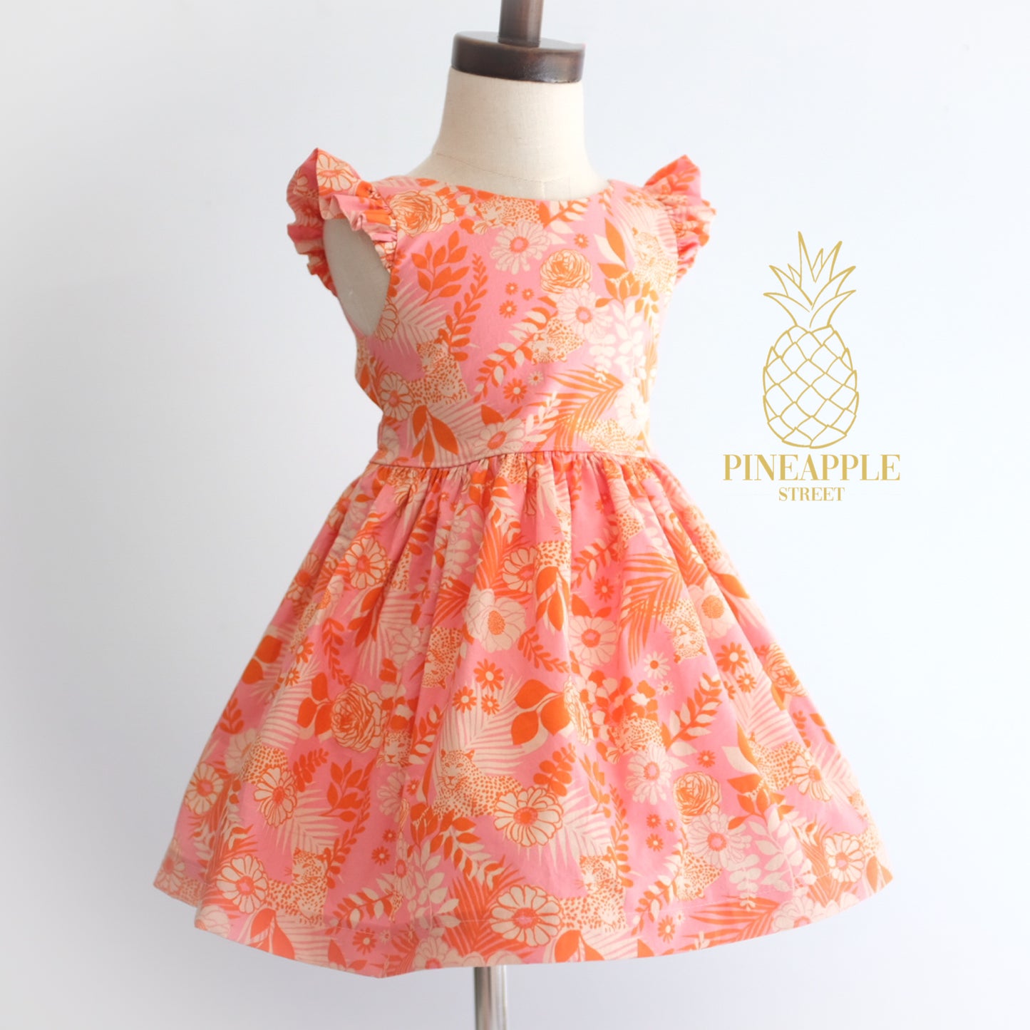 3T Sunset Jungle dress  - Ready to Ship