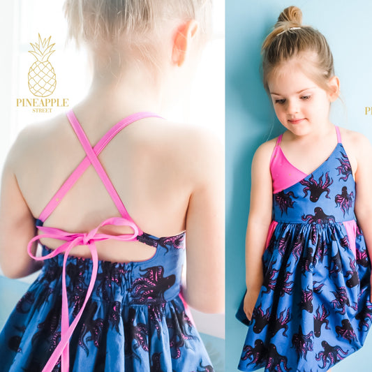 3T Summer Ink Dress - Ready to Ship