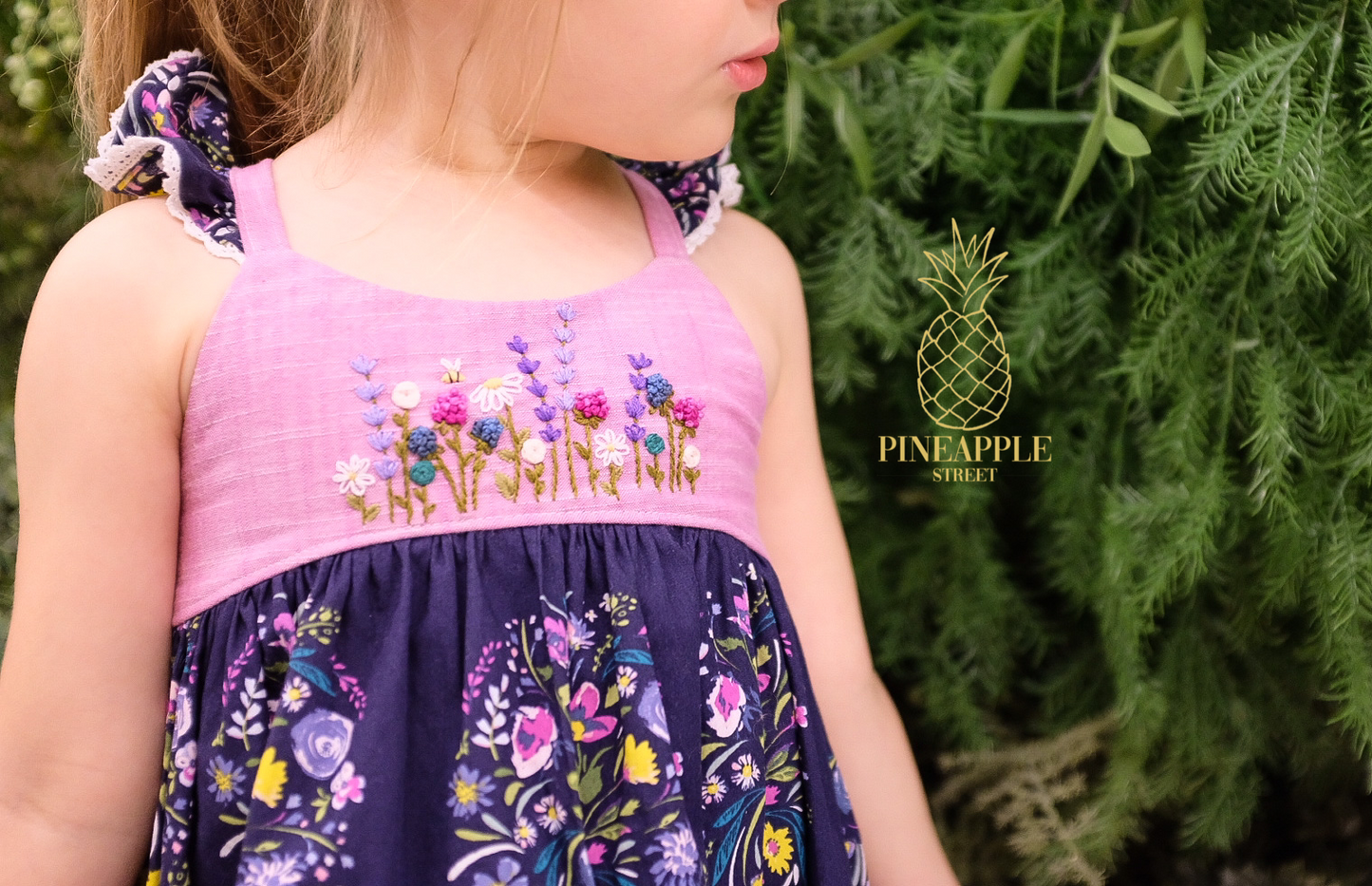 3T Wildflower Embroidered Dress - Ready to Ship