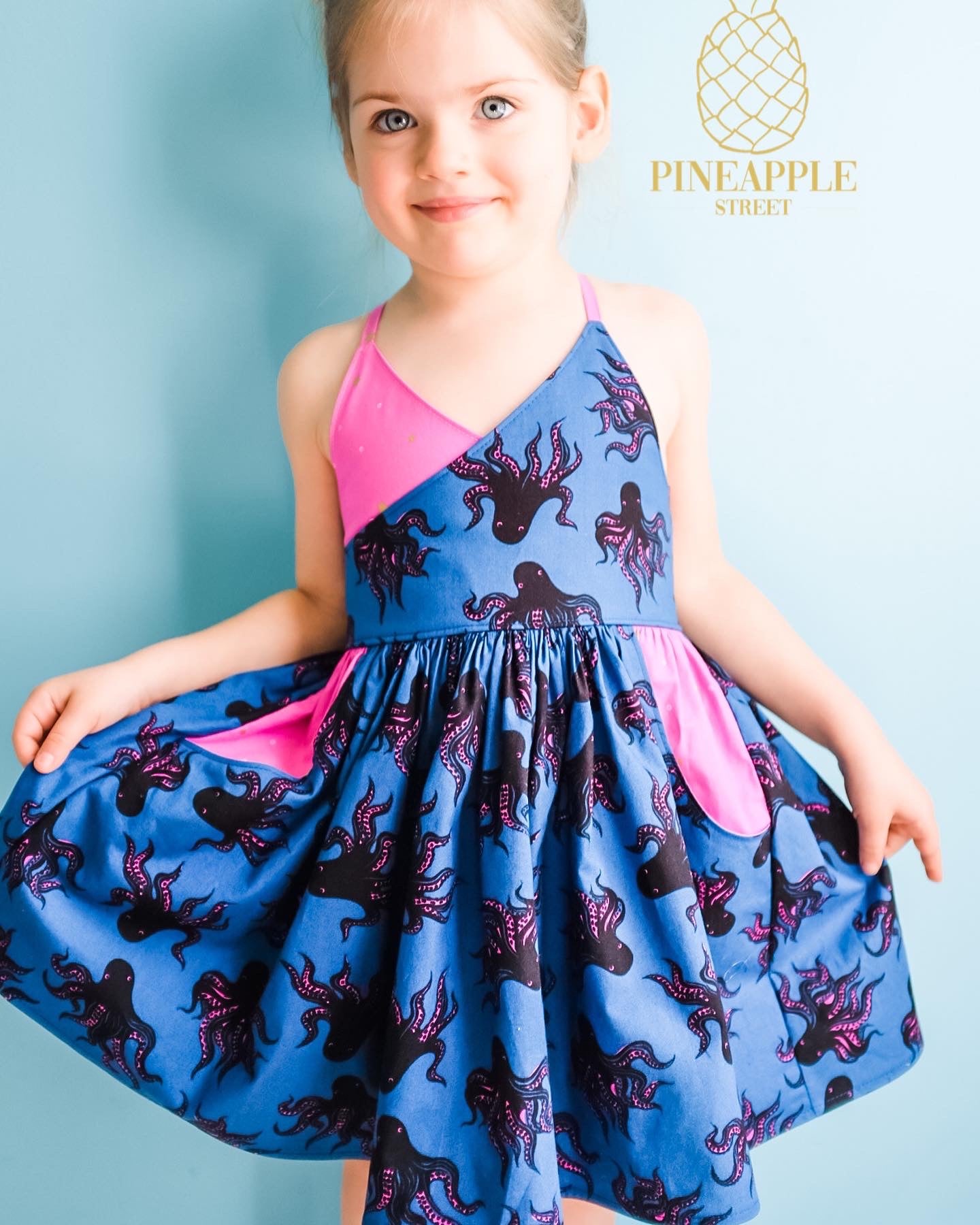 3T Summer Ink Dress - Ready to Ship