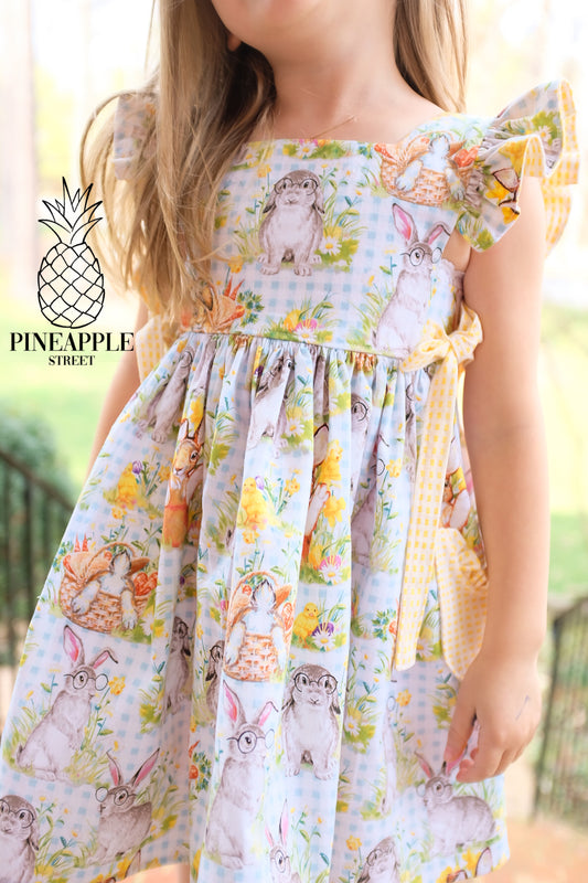 Size 4 Bunny Easter dress  - Ready to Ship