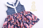 3T Blue Butterflies Dress - Ready to Ship